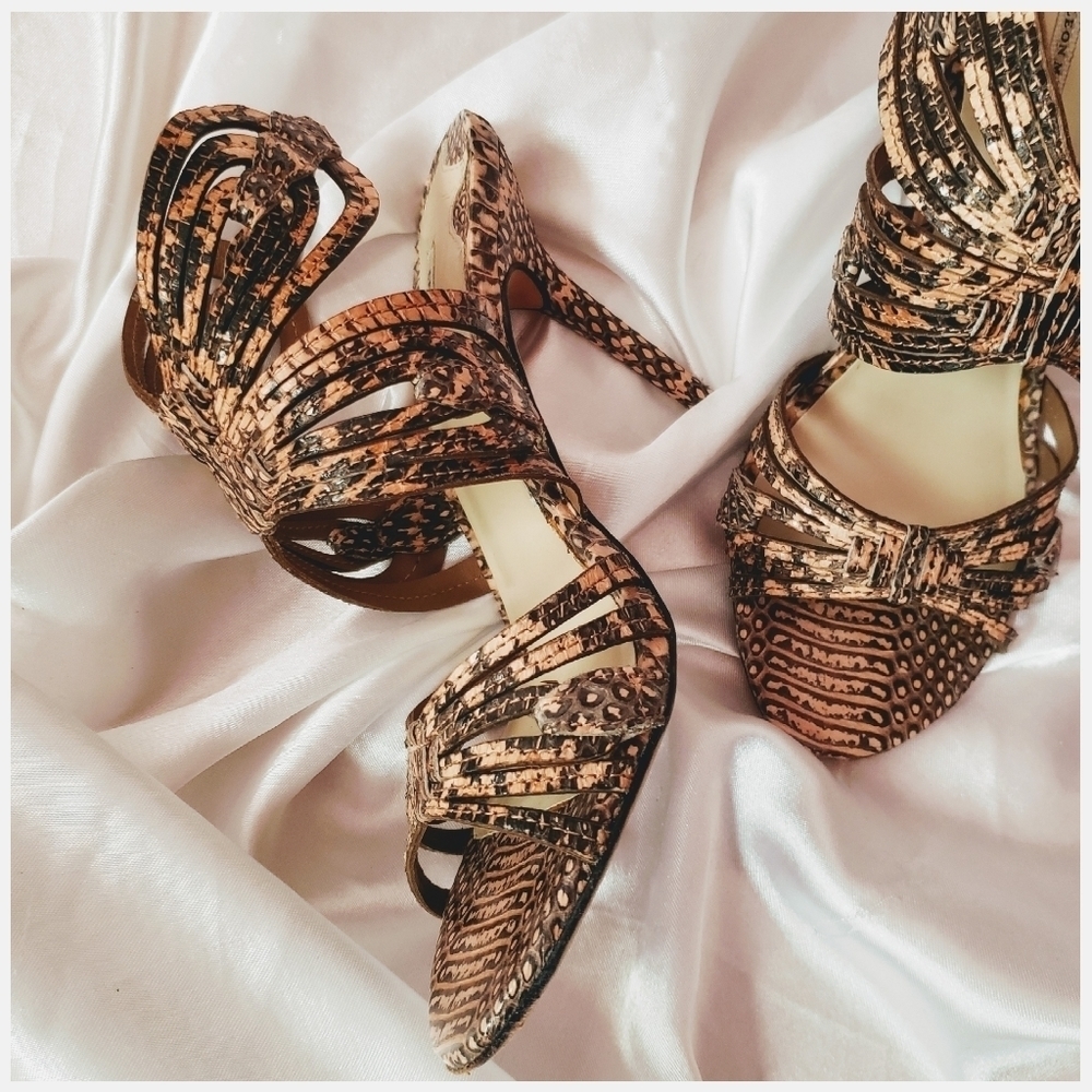 Leon Max Python Sandals 7.5M - Picture 5 of 8